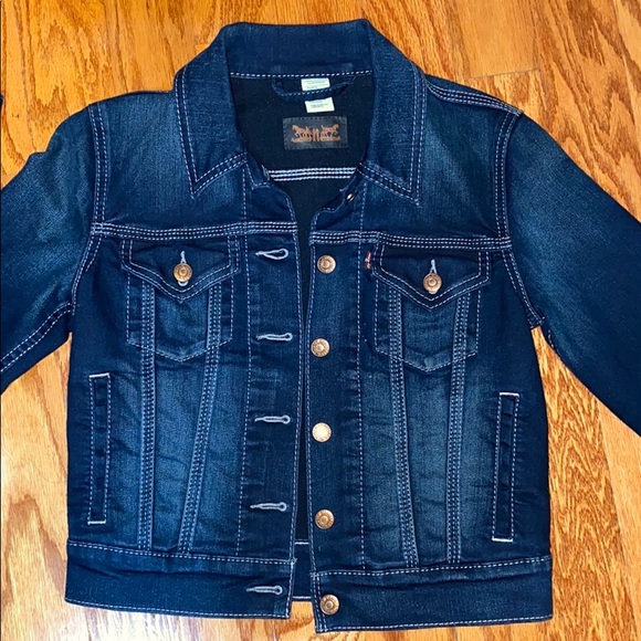 Dark Denim Jean Jacket - Picture 2 of 5
